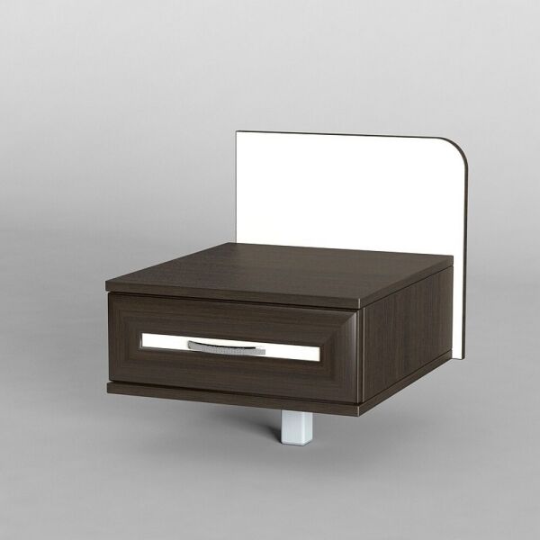 

Прикроватная тумба ТП-109 АКМ ТИСА-мебель венге + белый