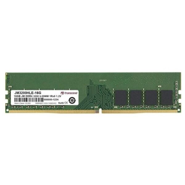 

Модуль памяти для компьютера DDR4 16GB 3200 MHz Transcend (JM3200HLE-16G)