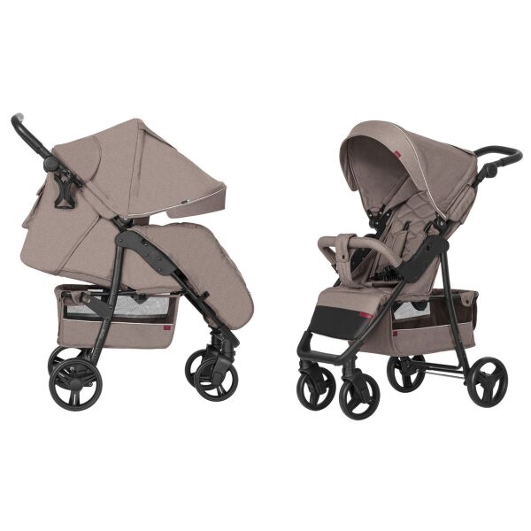 

Коляска прогулочная CARRELLO Forte CRL-8502 Frost Beige + дождевик