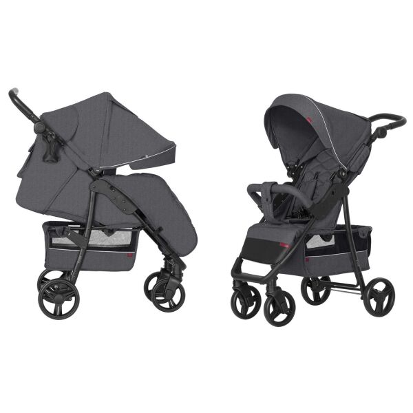 

Коляска прогулочная CARRELLO Forte CRL-8502 Shark Grey + дождевик