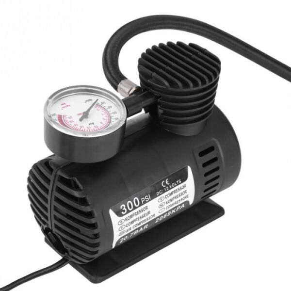 

Автомобильный компрессор 300 psi 10-12Amp 30л + насадки