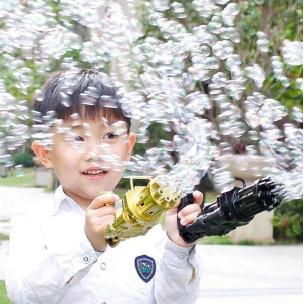 

Пулемет для мыльных пузырей пистолет Bubble gun Gatling автомат