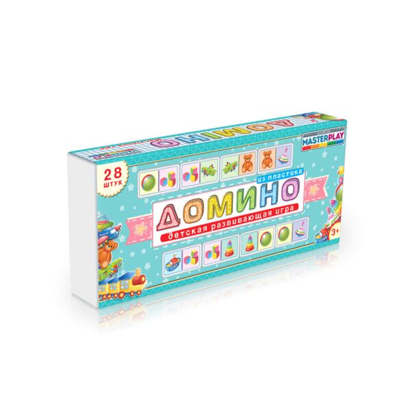 

Детская игра домино "Предметы" 1-091