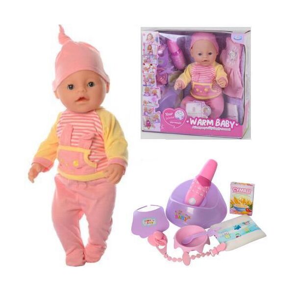 

Пупс "Baby" с магнитной соской (Warm baby) арт. 057 В-600
