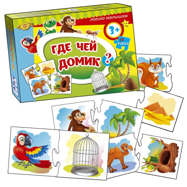 

Игра "Где чей домик" MKM0330