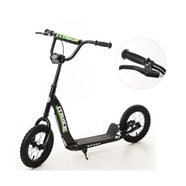 

Самокат для детей и взрослых Scooter с ручным тормозом (ЧЕРНЫЙ) арт. 2-043-1-B