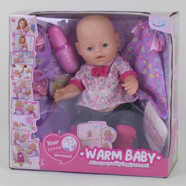 

Пупс "Baby" с магнитной соской (Warm baby) арт. 057 A-599