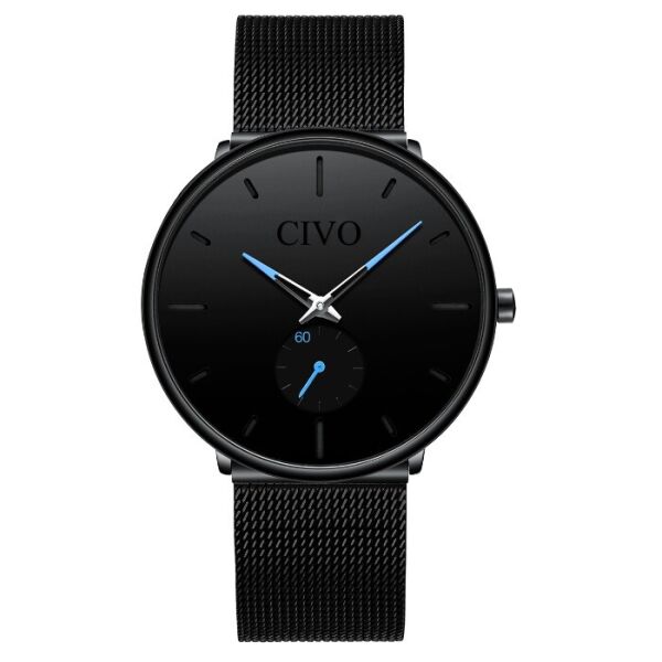 

Чоловічі годинники Civo Tower Black + фирменная упаковка