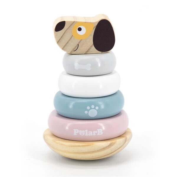 

Деревянная пирамидка Viga Toys PolarB Собачка, неваляшка (44042)