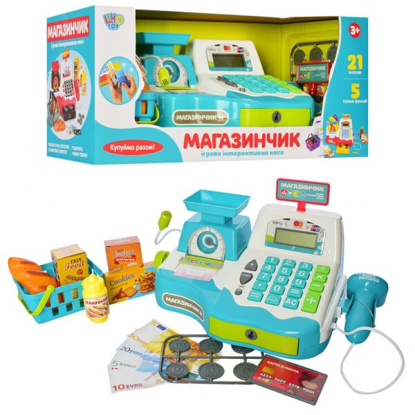 

Игрушечный Кассовый аппарат Limo Toy с весами (7162-2 UA)