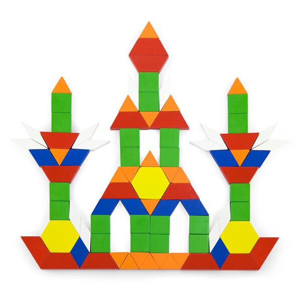

Деревянный игровой набор Viga Toys Цветная мозаика, 250 элементов (50065)