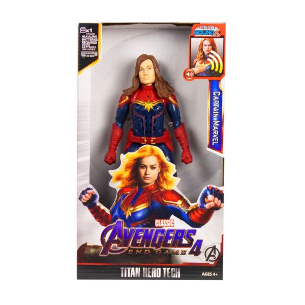 

Фигурка коллекционная Супергерои A-Toys со звуковыми эффектами (Мстители: Капитан Марвел Без Маски) (8818-4)