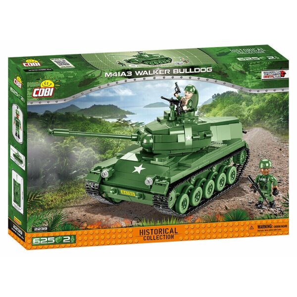 

Обучающий конструктор танк M41A3 Walker Bulldog Вьетнамская война COBI 2239