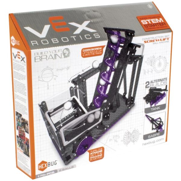 

Конструктор Screw Lift Ball Machine VEX Robotics 170 деталей от HEXBUG 406-4207