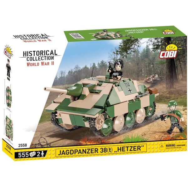 

Учебный конструктор бронетанковое орудие Jagdpanzer 38 (t) Hetzer СОВI 2558