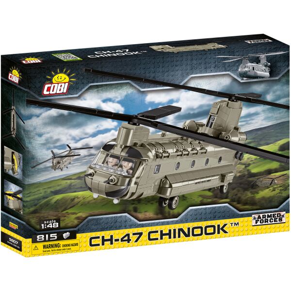 

Учебный конструктор военный двухмоторный вертолет CH-47 Chinook СОВI 5807
