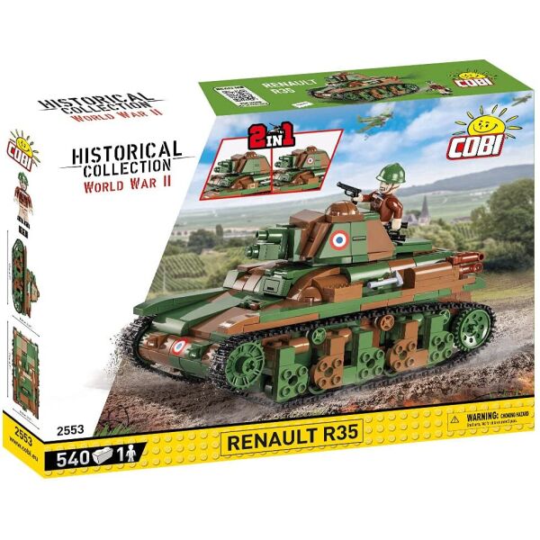 

Учебный конструктор французский легкий пехотный танк Renault R35 СОВI 2553