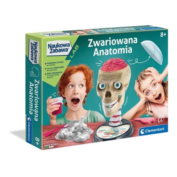 

Научная и веселая модель человеческого черепа 8+ Анатомія Clementoni 50697