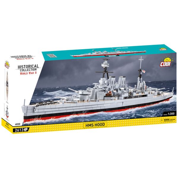 

Учебный конструктор 1/300 британский линейный крейсер HMS Hood СОВI 4830