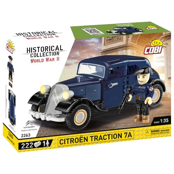 

Конструктор COBI автомобиль 1/35 Citroen Traction 7A 1934 года COBI 2263