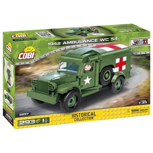 

Конструктор Cobi Historical Collection WWII 1942 Скорая помощь WC 54 COBI 2257
