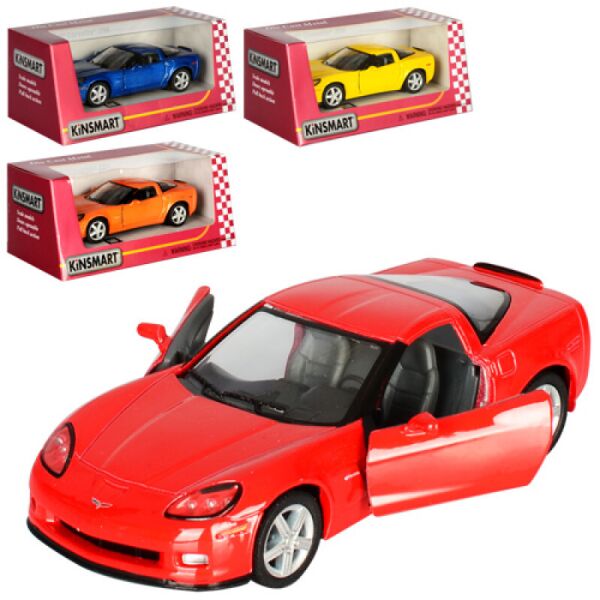 

Машинка мет. KINSMART KT5320W (1:36) CHEVROLET Corvette Z06 2007