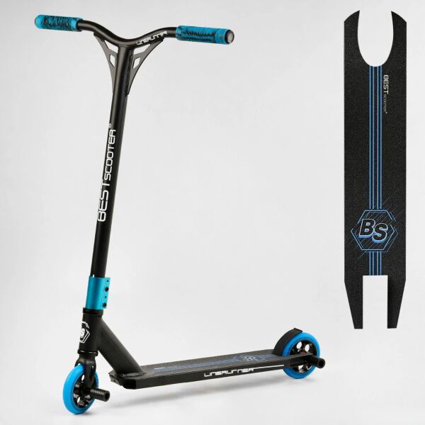 

Самокат BEST SCOOTER LR-20250 черный (диски металл, HIC, 2 пеги)