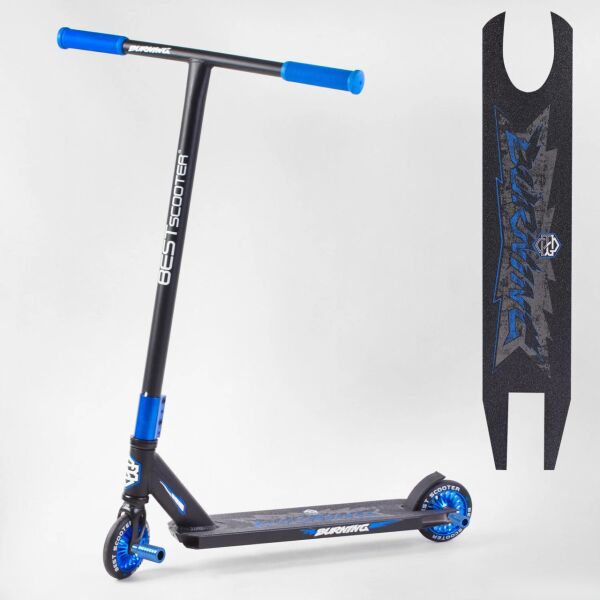 

Самокат BEST SCOOTER 14106 черный (диски металл, HIC, 2 пеги)