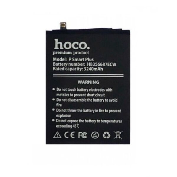 

Аккумулятор батарея Hoco для Huawei Mate 10 Lite, P Smart Plus, Honor 7X, P30 Lite, Nova 2 Plus 3240/3340 mAh HB356687ECW RNE-L21 INE-LX1, BND-L21, MAR-L21 Original PRC