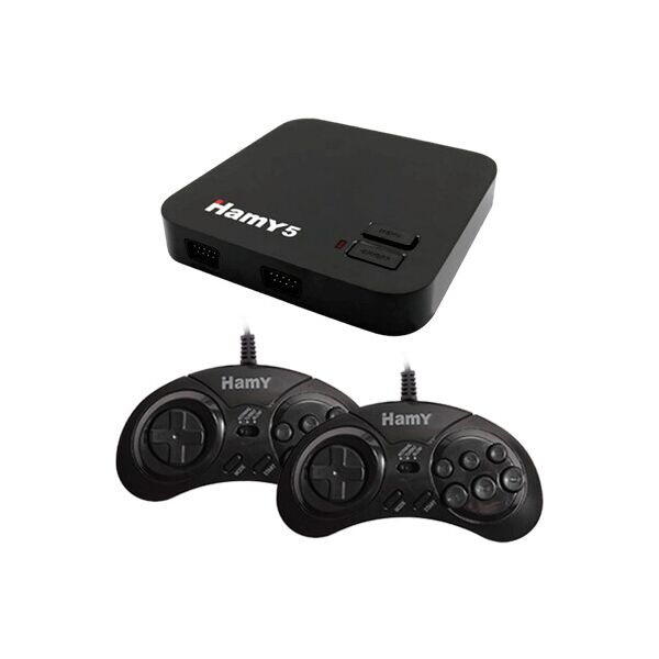 

Игровая приставка Hamy 5 HDMI 505 встроенных игр Sega + Dendy поддержка карт SD, Черная