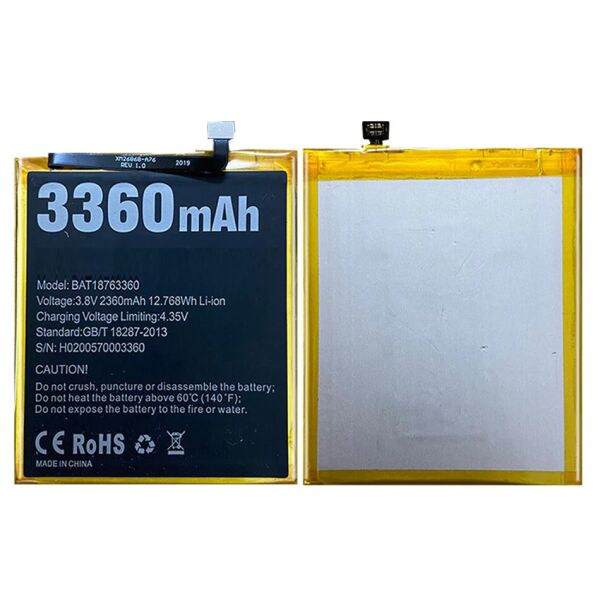 

Аккумулятор батарея Doogee Y7 3360 mAh BAT18763360 Original PRC