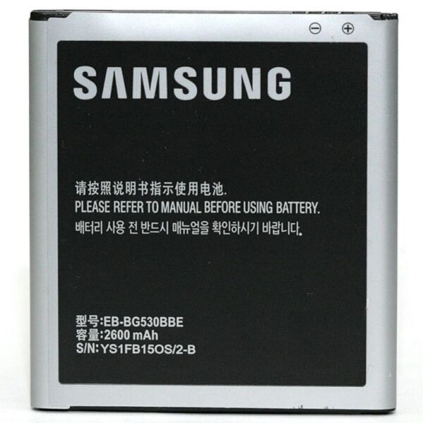 

Аккумулятор батарея Samsung EB-BG530BBC 2600 mAh для Galaxy Grand Prime G530 G531 , J5 2015 J500H, Galaxy J3 2016 J320, Galaxy J2 Prime G532 Original PRC