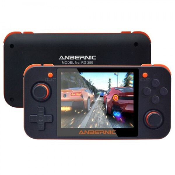 

Портативная игровая консоль ANBERNIC RG350P 16 GB с поддержкой эмуляторов HDMI Orange Black