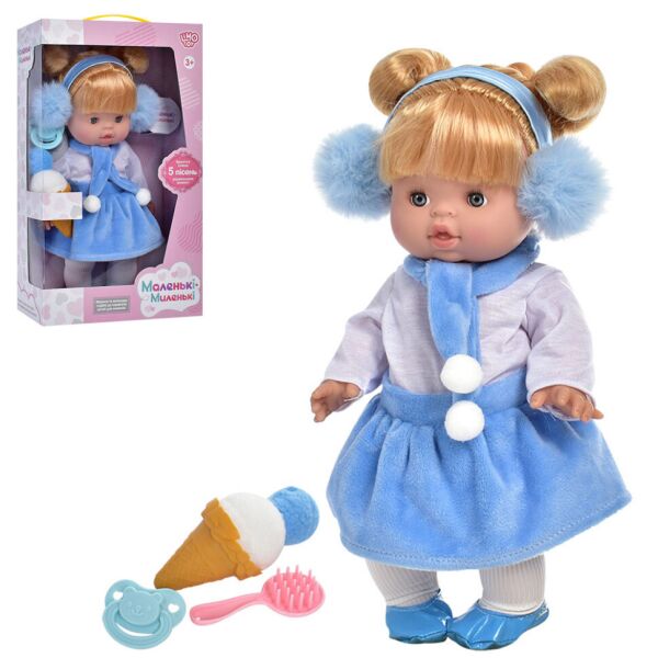 

Детская Кукла Limo Toy, 32 см, музыкальная с аксессуарами (Синий) (M 4735 I UA(Blue))