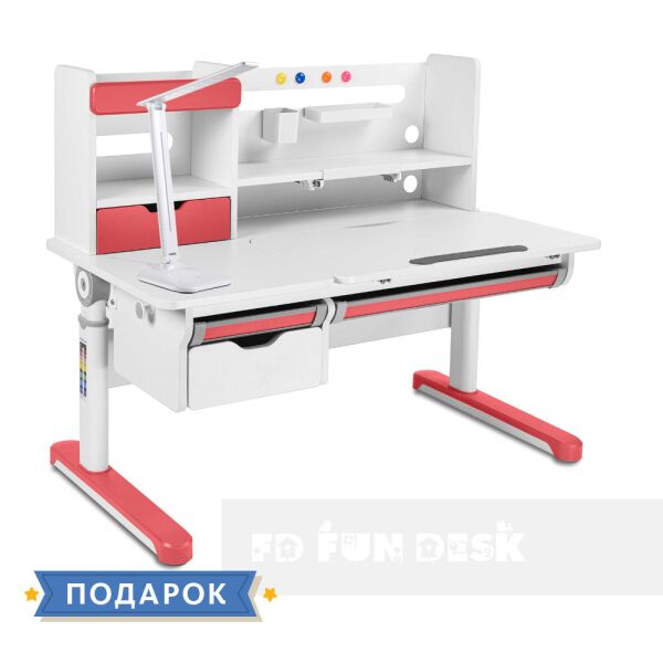 

Регулируемая парта для девочки FunDesk Sentire Pink
