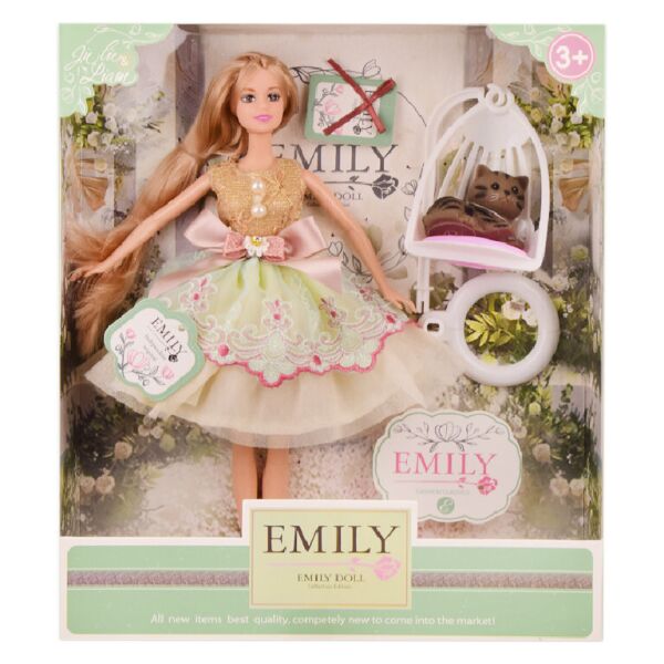 

Детская кукла "Emily" QJ Toys с аксессуарами, 29 см (QJ088C)