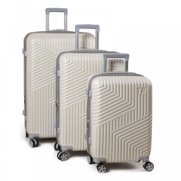 

Чемодан дорожный 31 ABS-пластик 802 white