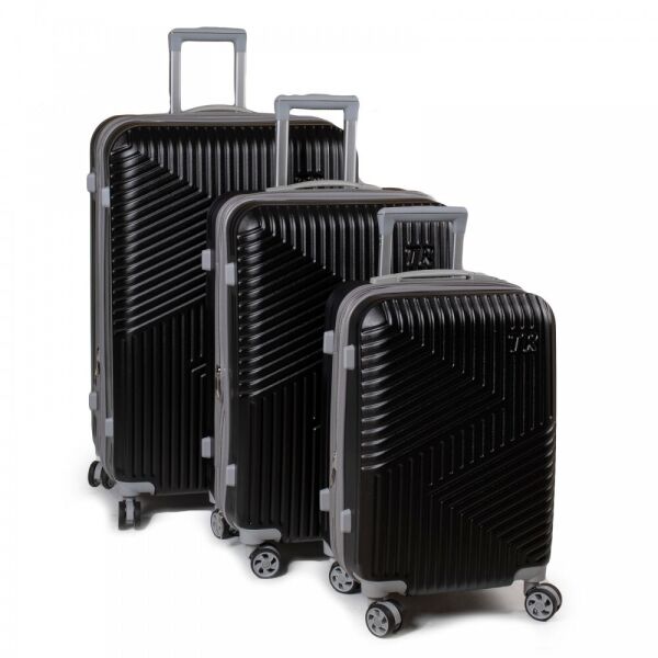 

Чемодан дорожный 31 ABS-пластик 802 black