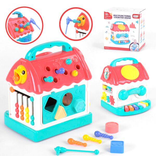 

Логический Домик Kimi со звуковым и световым эффектом Разноцветный 6966859251205