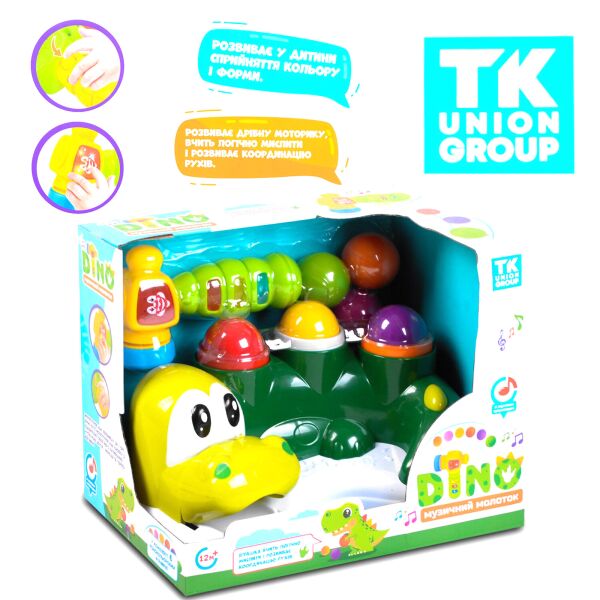 

Музыкальная игра Динозавр Kimi со звуковым и световым эффектом Разноцветный 6945717434950