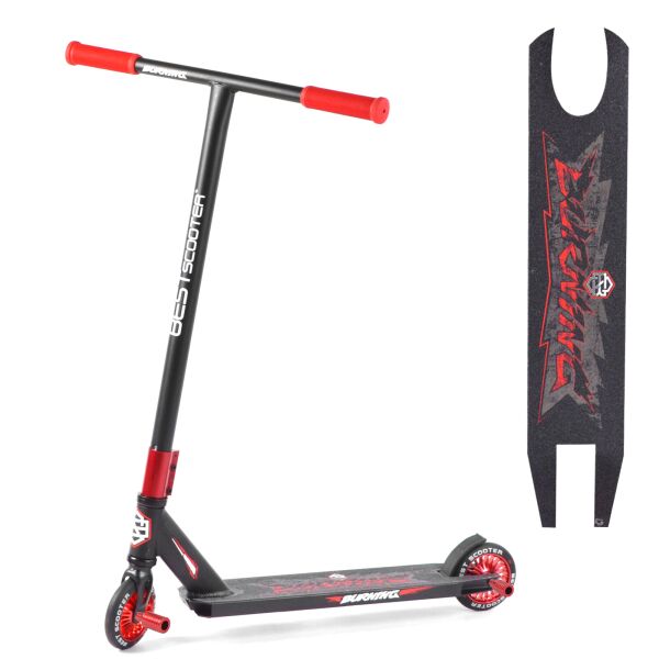 

Самокат трюковый Scooter Черно-красный 6900066362125