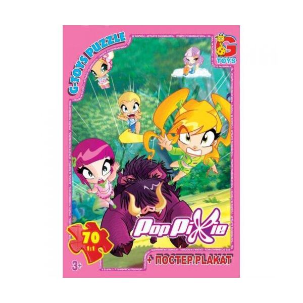 

Пазл G-toys PopPixie (Волшебные Поппикси) 70 элементов PIX52