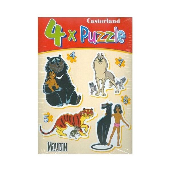 

Пазл Castorland 4х1 Маугли