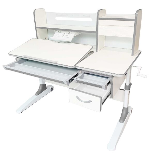 

Парта-трансформер для школьника Ginepro Grey Cubby