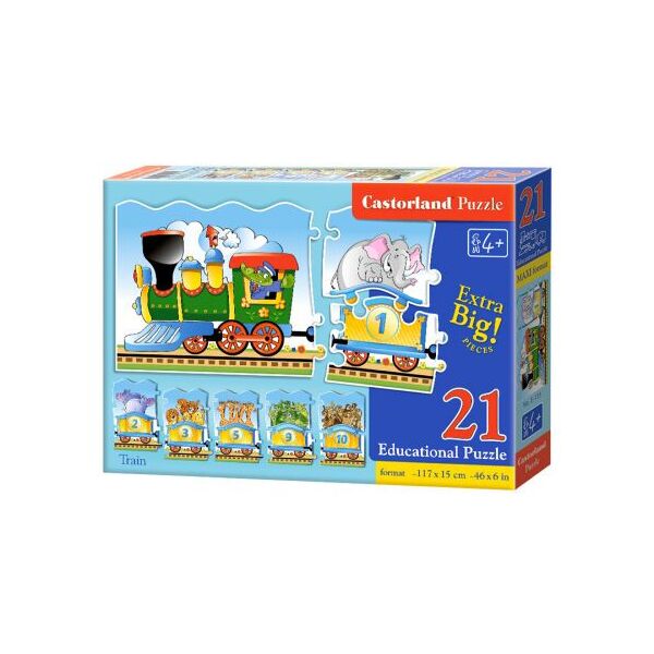 

Пазл Castorland Еducational Поезд 21 элемент