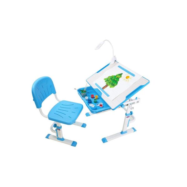 

Растущая парта для дома Cubby Karo Blue