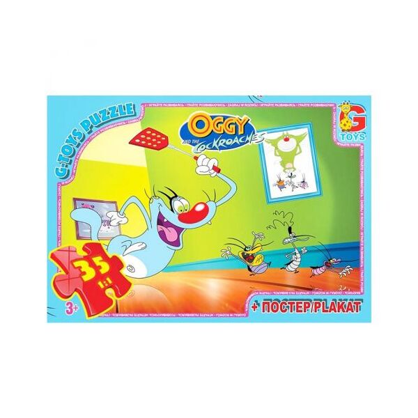 

Пазл G-toys Огги и кукарачи