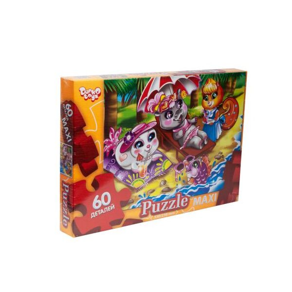 

Пазл Maxi Danko Toys Зверюшки на пляже 60 элементов