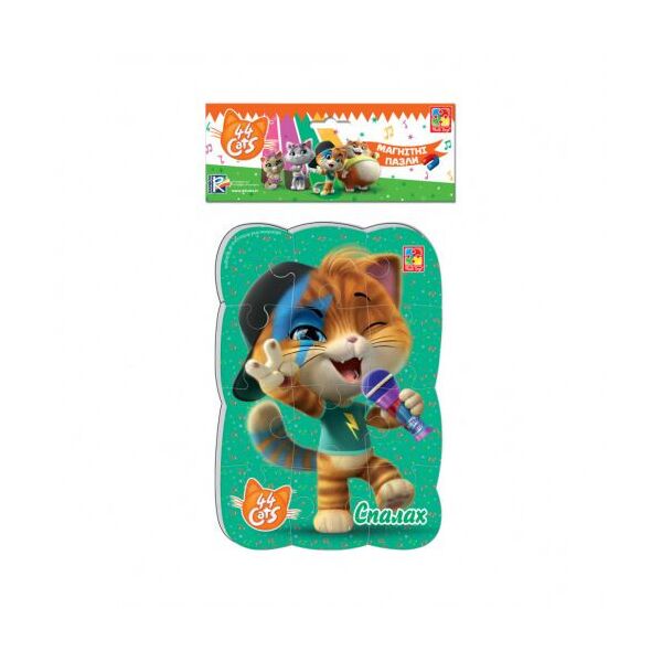 

Пазл магнитный Vladi Toys 44 Коты Вспышка