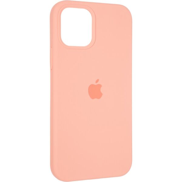 

Чехол Fiji Silicone Case для Apple iPhone 12 бампер накладка Full Soft Begonia